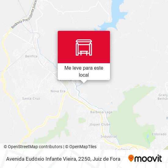 Avenida Eudóxio Infante Vieira, 2250 mapa
