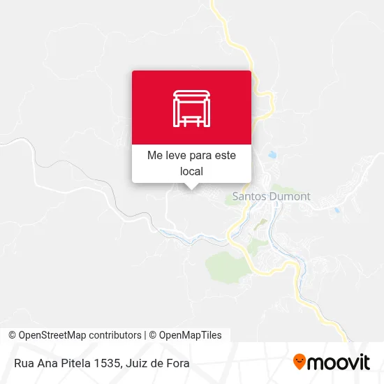 Rua Ana Pitela 1535 mapa