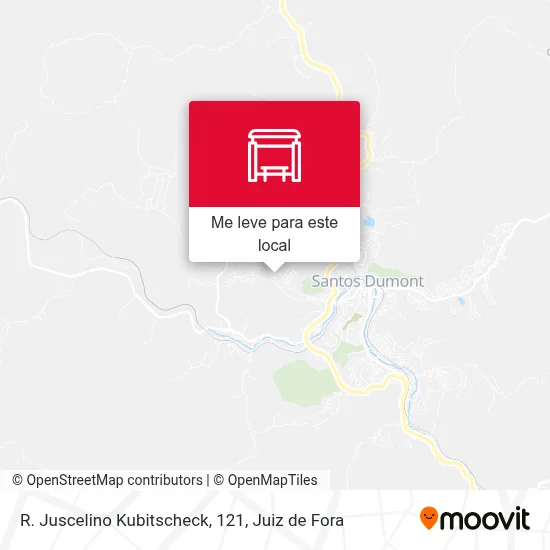 R. Juscelino Kubitscheck, 121 mapa