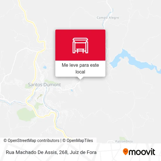 Rua Machado De Assis, 268 mapa