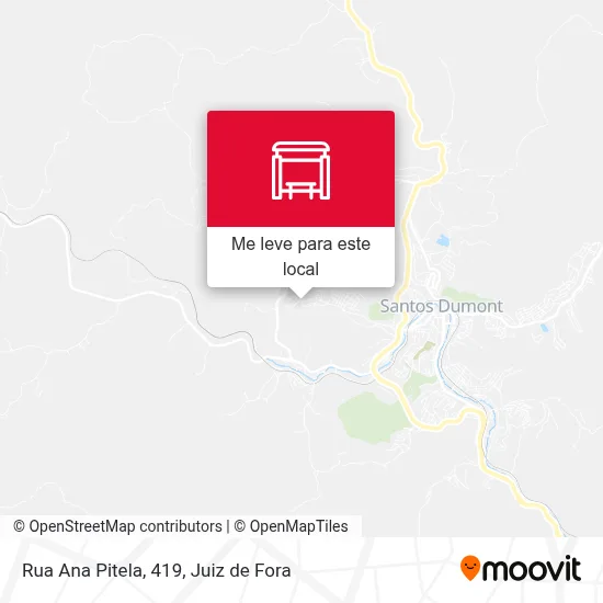 Rua Ana Pitela, 419 mapa