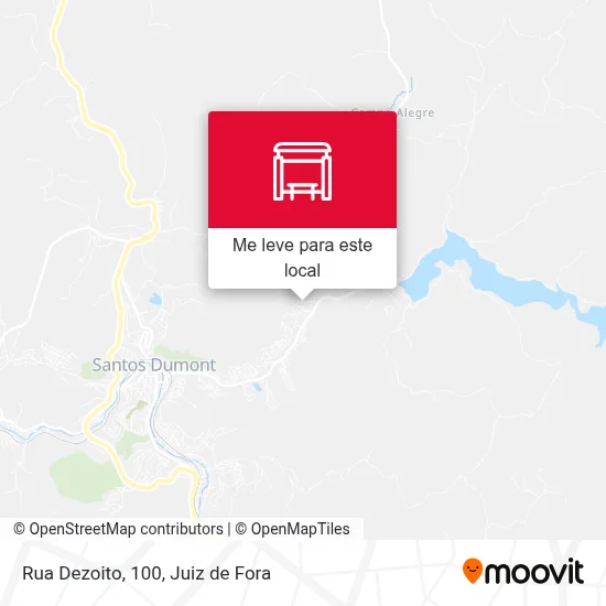 Rua Dezoito, 100 mapa