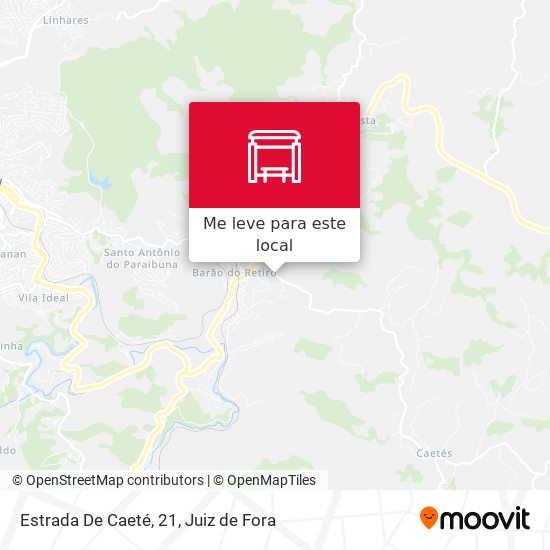 Estrada De Caeté, 21 mapa