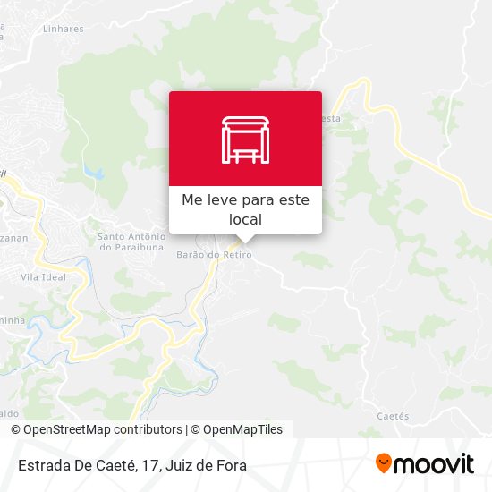 Estrada De Caeté, 17 mapa