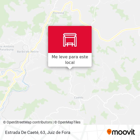 Estrada De Caeté, 63 mapa