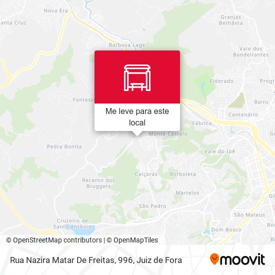Rua Nazira Matar De Freitas, 996 mapa