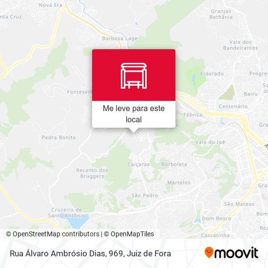 Rua Álvaro Ambrósio Dias, 969 mapa