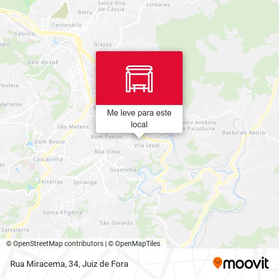Rua Miracema, 34 mapa