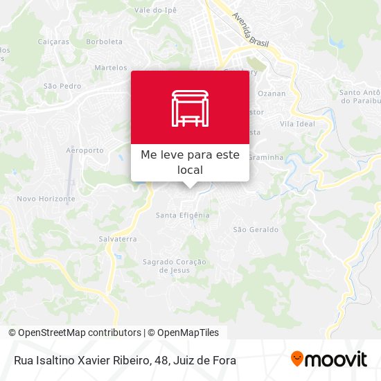 Rua Isaltino Xavier Ribeiro, 48 mapa