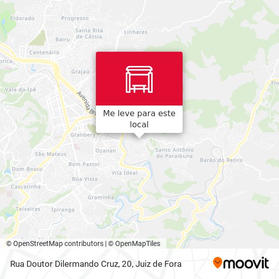 Rua Doutor Dilermando Cruz, 20 mapa