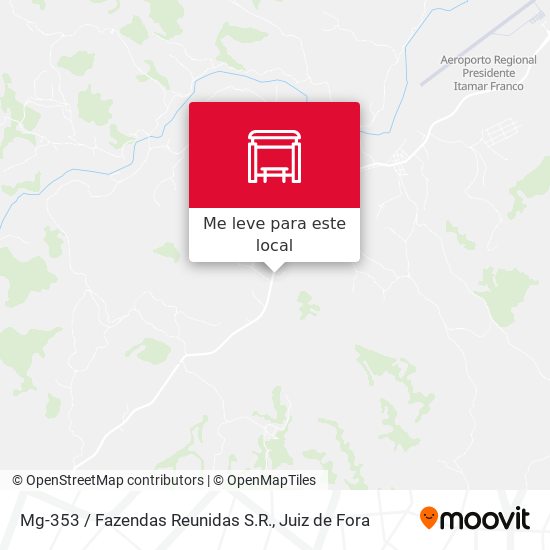 Mg-353 / Fazendas Reunidas S.R. mapa