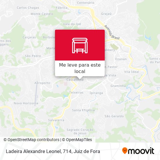 Ladeira Alexandre Leonel, 714 mapa