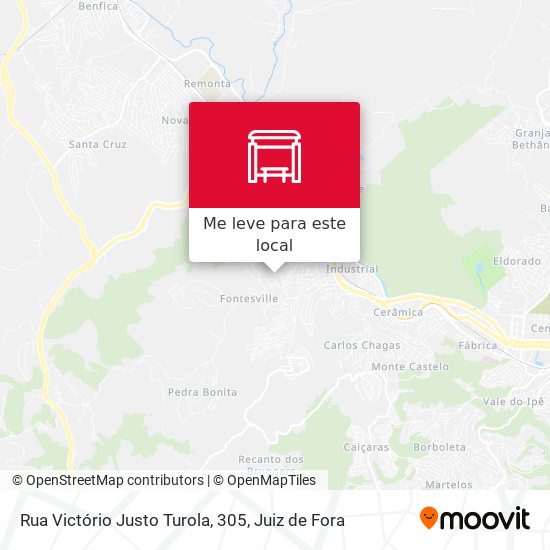 Rua Victório Justo Turola, 305 mapa