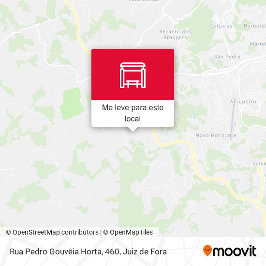 Rua Pedro Gouvêia Horta, 460 mapa