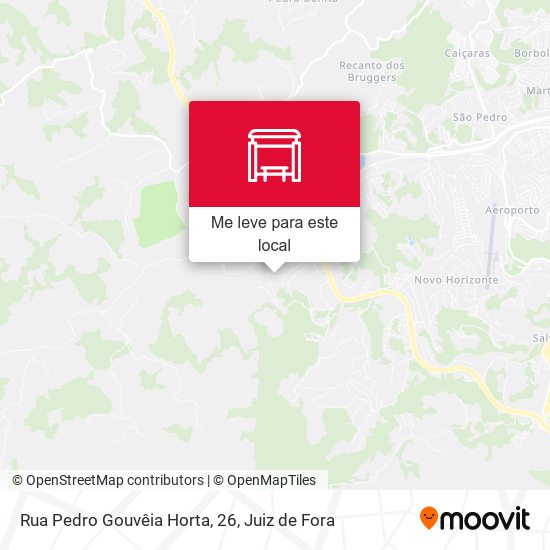 Rua Pedro Gouvêia Horta, 26 mapa