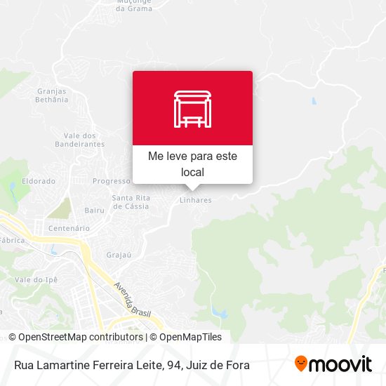 Rua Lamartine Ferreira Leite, 94 mapa