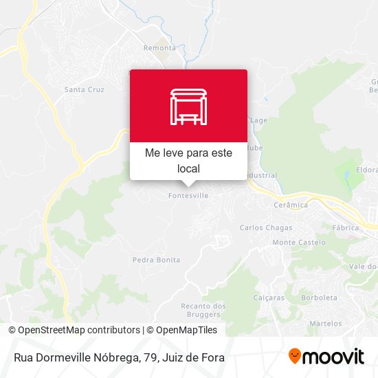 Rua Dormeville Nóbrega, 79 mapa