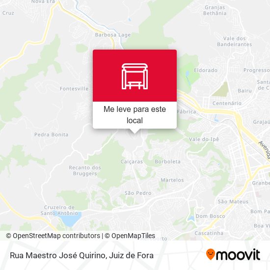 Rua Maestro José Quirino mapa