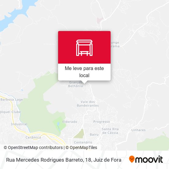 Rua Mercedes Rodrigues Barreto, 18 mapa