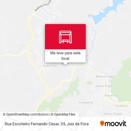 Rua Escoteiro Fernando César, 33 mapa