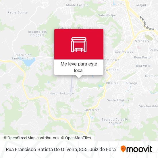 Rua Francisco Batista De Oliveira, 855 mapa