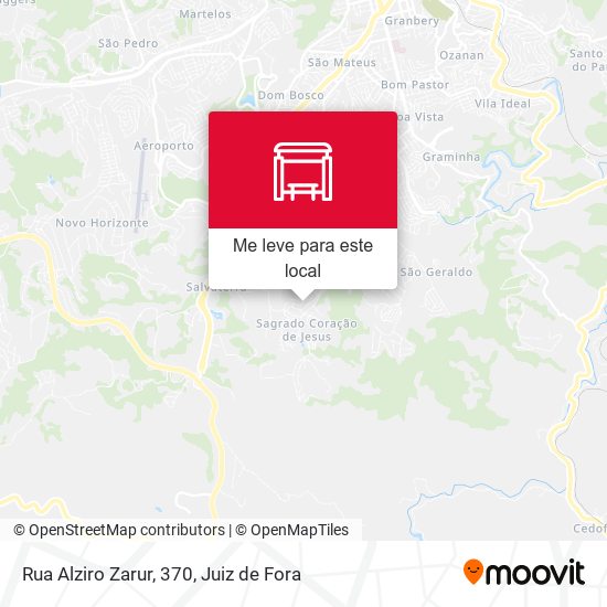 Rua Alziro Zarur, 370 mapa