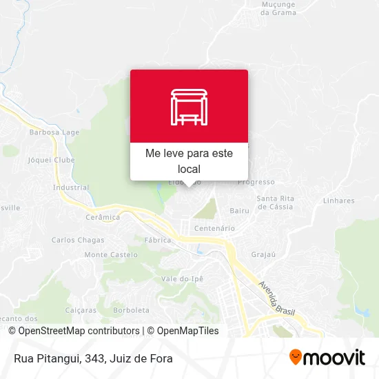 Rua Pitangui, 343 mapa