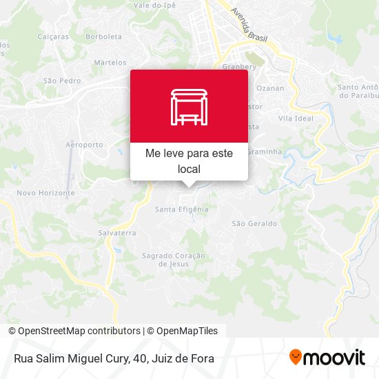 Rua Salim Miguel Cury, 40 mapa