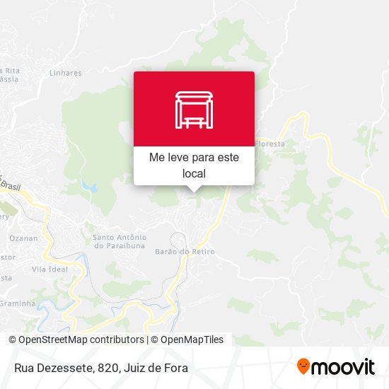 Rua Dezessete, 820 mapa