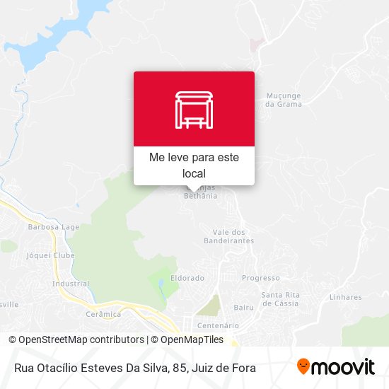 Rua Otacílio Esteves Da Silva, 85 mapa