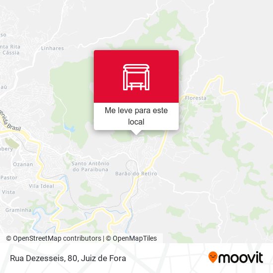 Rua Dezesseis, 80 mapa