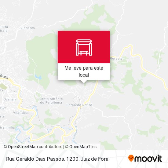 Rua Geraldo Dias Passos, 1200 mapa