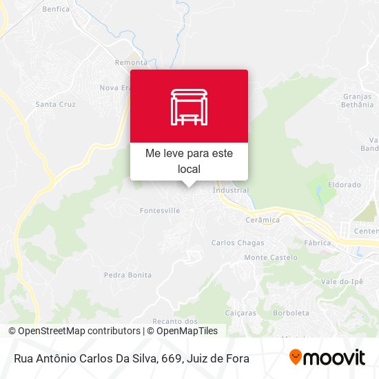 Rua Antônio Carlos Da Silva, 669 mapa