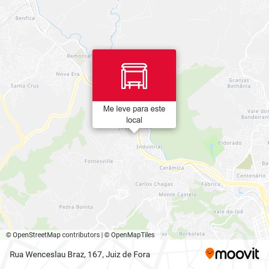 Rua Wenceslau Braz, 167 mapa