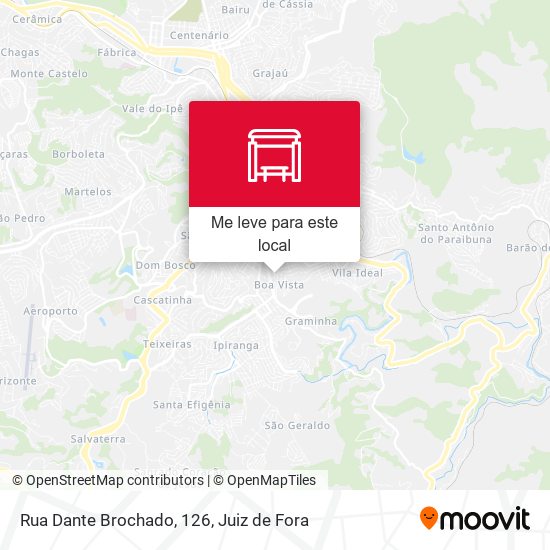 Rua Dante Brochado, 126 mapa