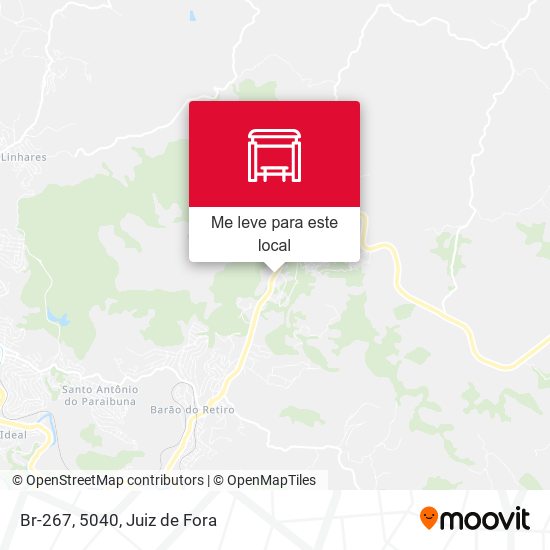 Br-267, 5040 mapa