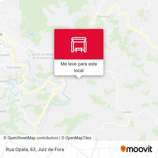 Rua Opala, 63 mapa