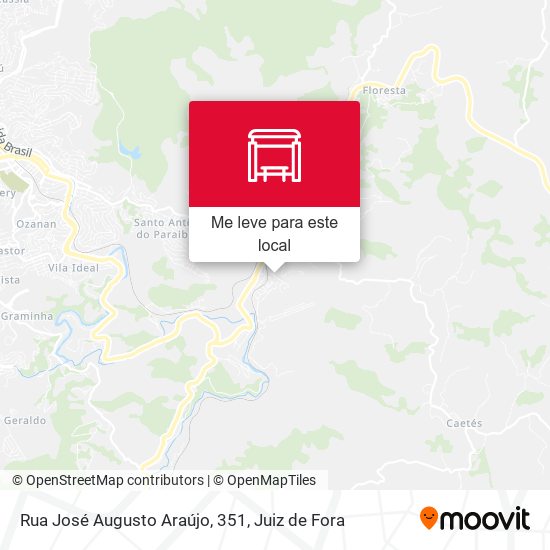 Rua José Augusto Araújo, 351 mapa
