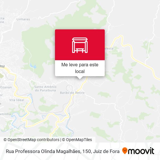 Rua Professora Olinda Magalhães, 150 mapa