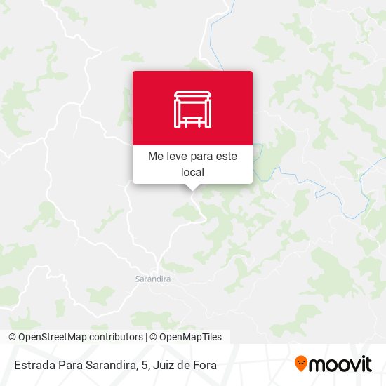 Estrada Para Sarandira, 5 mapa