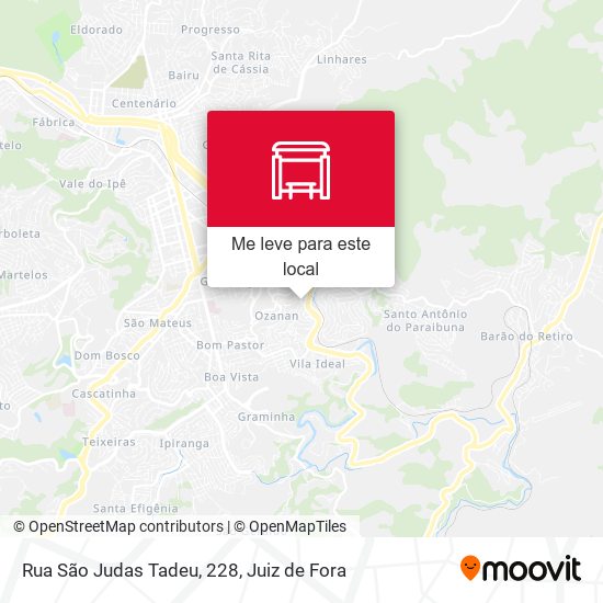 Rua São Judas Tadeu, 228 mapa