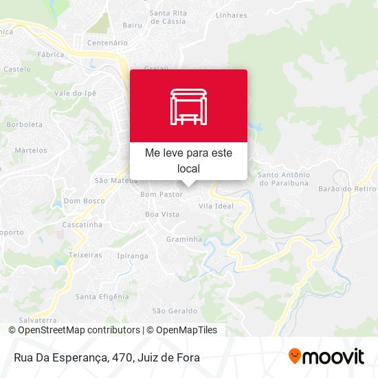 Rua Da Esperança, 470 mapa
