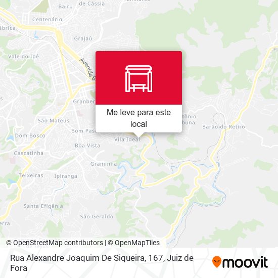 Rua Alexandre Joaquim De Siqueira, 167 mapa