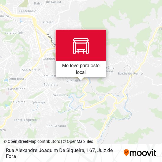 Rua Alexandre Joaquim De Siqueira, 167 mapa