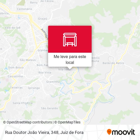 Rua Doutor João Vieira, 348 mapa