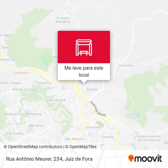 Rua Antônio Meurer, 234 mapa