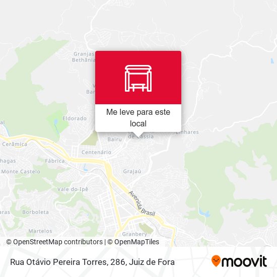 Rua Otávio Pereira Torres, 286 mapa