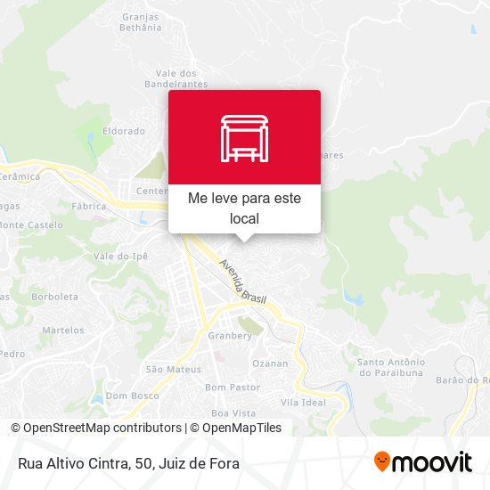 Rua Altivo Cintra, 50 mapa