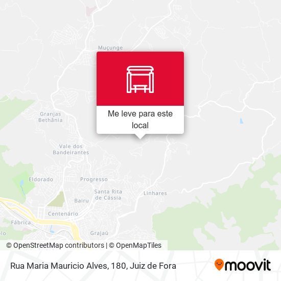 Rua Maria Mauricio Alves, 180 mapa