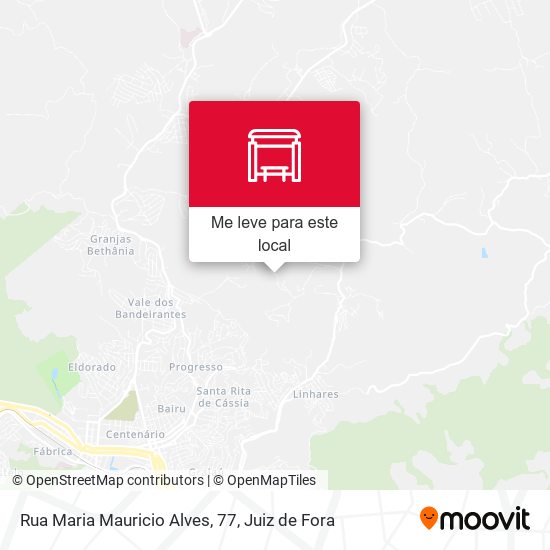 Rua Maria Mauricio Alves, 77 mapa